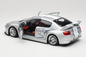 Peugeot 407 Racing Argento Solido 1:18 90642 Pressofusione — immagine 5 di 8