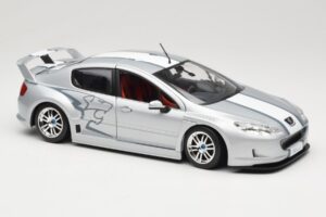 Peugeot 407 Racing Argento Solido 1:18 90642 Pressofusione — immagine 6 di 8