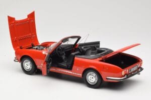 Peugeot 504 Cabriolet Rosso Norev 1:18 184754 Pressofusione — immagine 5 di 8