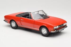 Peugeot 504 Cabriolet Rosso Norev 1:18 184754 Pressofusione — immagine 6 di 8