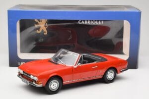 Peugeot 504 Cabriolet Rosso Norev 1:18 184754 Pressofusione — immagine 8 di 8