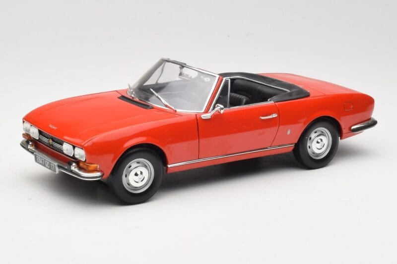 Peugeot 504 Cabriolet Rosso Norev 1:18 184754 Pressofusione
