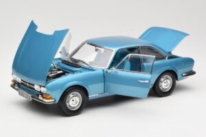 Peugeot 504 Coupe Blu Norev 1:18 184755 Pressofusione — immagine 2 di 8