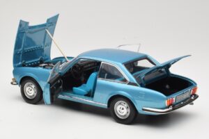 Peugeot 504 Coupe Blu Norev 1:18 184755 Pressofusione — immagine 5 di 8