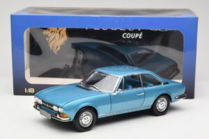 Peugeot 504 Coupe Blu Norev 1:18 184755 Pressofusione — immagine 8 di 8