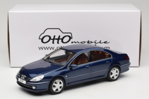 Peugeot 607 Phase II 3.0 V6 Blu Otto 1:18 OT485 Resina — immagine 6 di 6