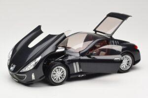 Peugeot 907 Concept Nero Bburago 1:18 3407404 Pressofusione — immagine 2 di 8