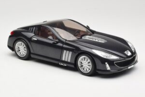 Peugeot 907 Concept Nero Bburago 1:18 3407404 Pressofusione — immagine 7 di 8