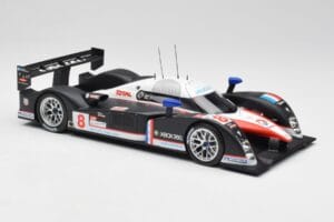 Peugeot 908 HDi LMP1 #8 S. Sarrazin / P. Lamy / S. Bourdais 24 Hours of Le Mans 2nd 2007 Minichamps 1:18 150071208 Pressofusi — immagine 4 di 6