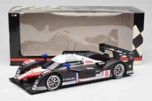 Peugeot 908 HDi LMP1 #8 S. Sarrazin / P. Lamy / S. Bourdais 24 Hours of Le Mans 2nd 2007 Minichamps 1:18 150071208 Pressofusi — immagine 6 di 6