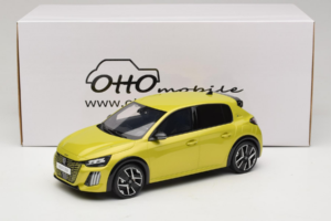 Peugeot E-208 GT Jaune Agueda Otto 1:18 OT1164 Resina — immagine 6 di 6