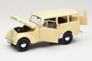Peugeot Partner Moka Brown Norev 1:18 184894 Pressofusione — immagine 2 di 8