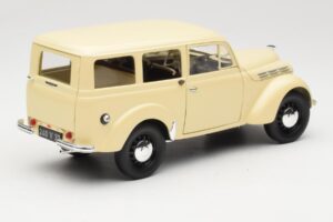 Peugeot Partner Moka Brown Norev 1:18 184894 Pressofusione — immagine 3 di 8