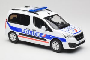 Peugeot Partner Police Blu Norev 1:18 184891 Pressofusione — immagine 4 di 6