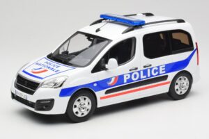 Peugeot Partner Police Blu Norev 1:18 184891 Pressofusione