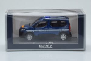 Peugeot Rifter Gendarmerie Otremer Blu Norev 1:43 479064 Pressofusione — immagine 4 di 4
