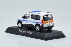 Peugeot Rifter Police Municipale Bianco Norev 1:43 479067 Pressofusione — immagine 3 di 4