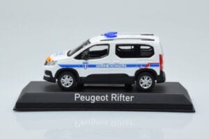 Peugeot Rifter Police Municipale Bianco Norev 1:43 479067 Pressofusione
