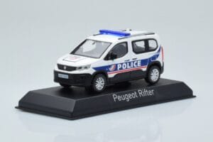 Peugeot Rifter Police Nationale Bianco Norev 1:43 479065 Pressofusione — immagine 2 di 4