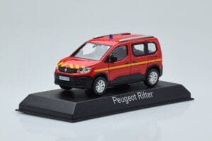 Peugeot Rifter Pompiers Rosso Norev 1:43 479069 Pressofusione — immagine 2 di 4