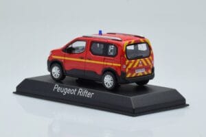 Peugeot Rifter Pompiers Rosso Norev 1:43 479069 Pressofusione — immagine 3 di 4