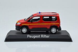 Peugeot Rifter Pompiers Rosso Norev 1:43 479069 Pressofusione