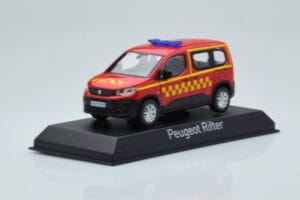 Peugeot Rifter Sapeurs Pompiers Rosso Norev 1:43 479071 Pressofusione — immagine 2 di 4