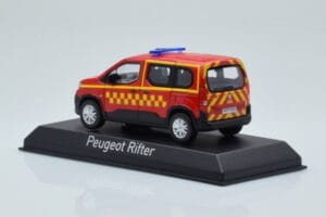 Peugeot Rifter Sapeurs Pompiers Rosso Norev 1:43 479071 Pressofusione — immagine 3 di 4