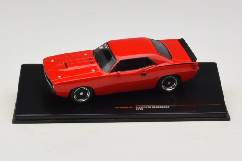 Plymouth Barracuda Rosso IXO 1:43 CLC592N Pressofusione