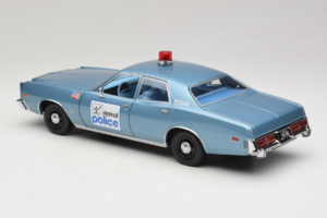Plymouth Fury Beverly Hills PD Blu GreenLight 1:18 19069 Pressofusione — immagine 7 di 8