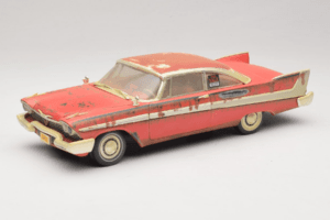 Plymouth Fury Rosso Christine Versione Sporca Auto World 1:18 AWSS119/06 Pressofusione