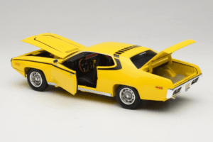 Plymouth Satellite Daisy Dukes of Hazzard Auto World 1:18 AWSS105/06 Pressofusione — immagine 5 di 8