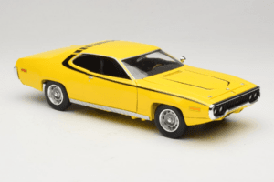 Plymouth Satellite Daisy Dukes of Hazzard Auto World 1:18 AWSS105/06 Pressofusione — immagine 6 di 8
