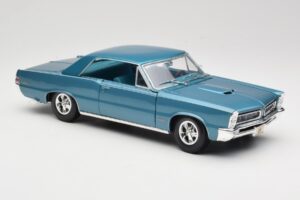 Pontiac GTO Hurst Edition Blu Maisto 1:18 531885 Pressofusione — immagine 6 di 8