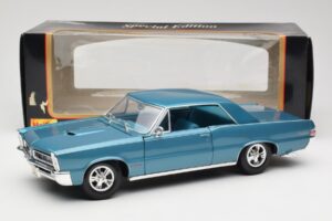 Pontiac GTO Hurst Edition Blu Maisto 1:18 531885 Pressofusione — immagine 8 di 8