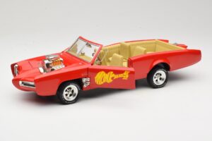Pontiac GTO Monkeemobile Rosso ERTL 1:18 33150 Pressofusione — immagine 2 di 8