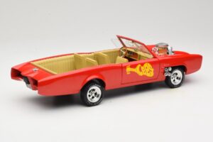 Pontiac GTO Monkeemobile Rosso ERTL 1:18 33150 Pressofusione — immagine 3 di 8