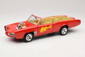 Pontiac GTO Monkeemobile Rosso ERTL 1:18 33150 Pressofusione
