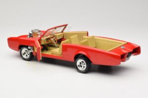 Pontiac GTO Monkeemobile Rosso ERTL 1:18 33150 Pressofusione — immagine 5 di 8