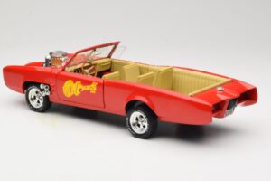 Pontiac GTO Monkeemobile Rosso ERTL 1:18 33150 Pressofusione — immagine 7 di 8