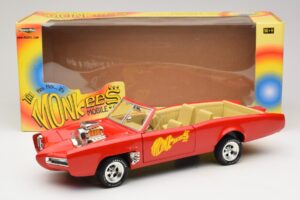 Pontiac GTO Monkeemobile Rosso ERTL 1:18 33150 Pressofusione — immagine 8 di 8
