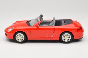 Porsche 911 996 Cabriolet Rosso Mira 1:18 6930 Pressofusione — immagine 4 di 8