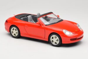 Porsche 911 996 Cabriolet Rosso Mira 1:18 6930 Pressofusione — immagine 6 di 8