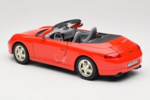 Porsche 911 996 Cabriolet Rosso Mira 1:18 6930 Pressofusione — immagine 7 di 8
