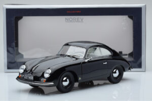 Porsche 356 Nero Norev 1:18 187451 Pressofusione — immagine 6 di 6