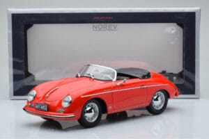 Porsche 356 Speedster Rosso Norev 1:18 187461 Pressofusione — immagine 6 di 6