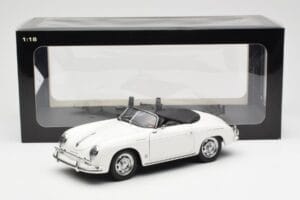 Porsche 356A Speedster Bianco AUTOart 1:18 77862 Pressofusione — immagine 8 di 8
