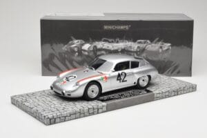 Porsche 356B 1600 GS Carrera GTL Abarth #42 H. Herrmann / H. Linge Targa Florio 1962 Minichamps 1:18 107626842 Resina — immagine 6 di 6