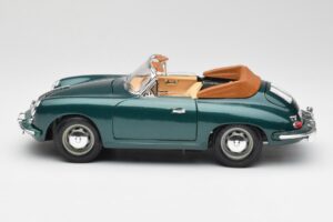 Porsche 356B Cabriolet Verde Bburago 1:18 3051-M1 Pressofusione — immagine 4 di 8