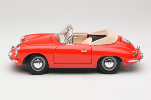 Porsche 356B Cabriolet Rosso Tchibo 1:18 45703 Pressofusione — immagine 4 di 8